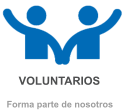 VOLUNTARIOS Forma parte de nosotros